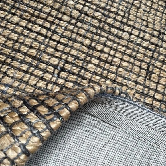 5'3" x 7'6" Feet Jute Natural Beige Handmade Area Rug - Picture 6 of 9